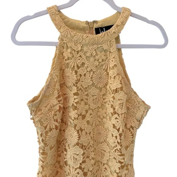Lulus Love Poem Butter Yellow Crochet Lace Dress - Picture 5 of 10